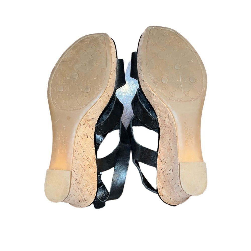 Franco Sarto Collete Black Wedge SZ 10 - Picture 5 of 5